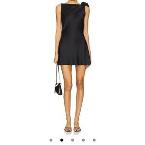 Lovers + Friends Mariam Black Mini Dress